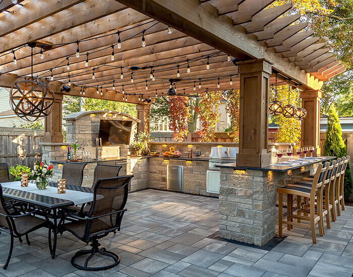 Spectacular Patio Design Setting