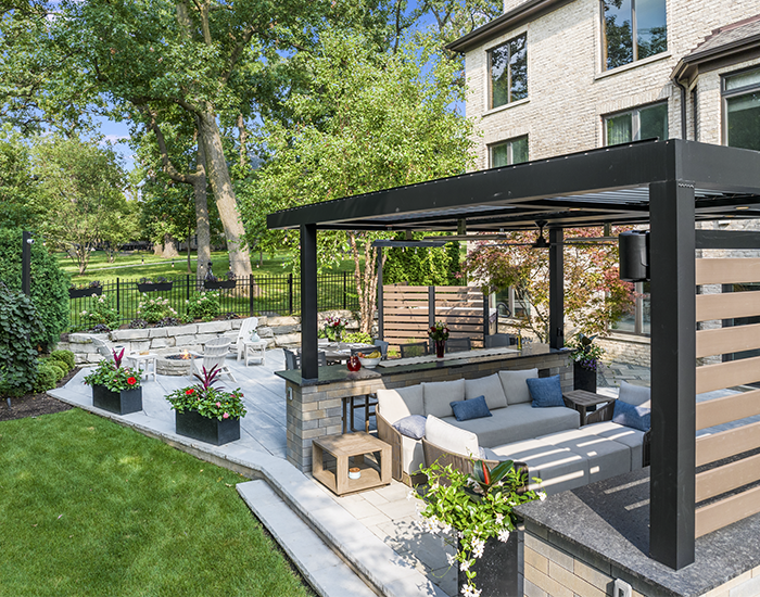 Backyard Modern Pergola