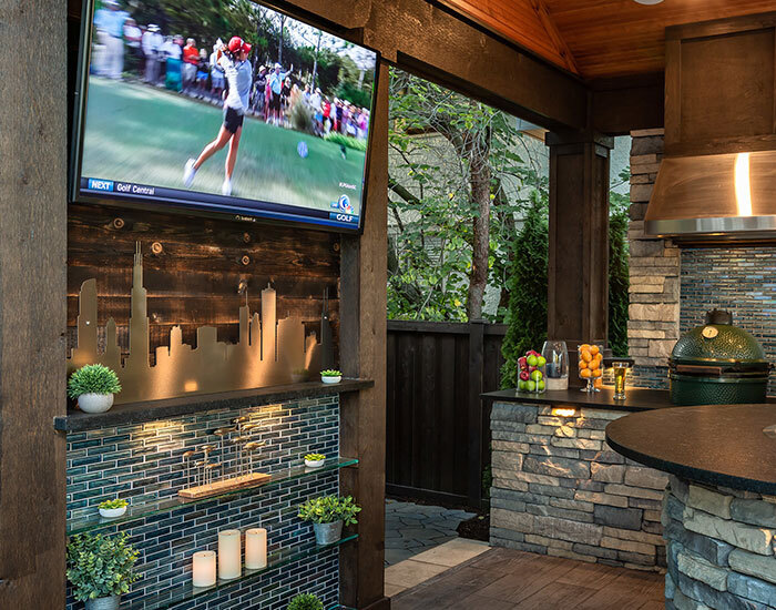 backyard tv