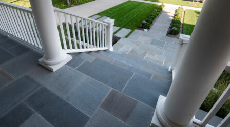 Stone Steps To Porch