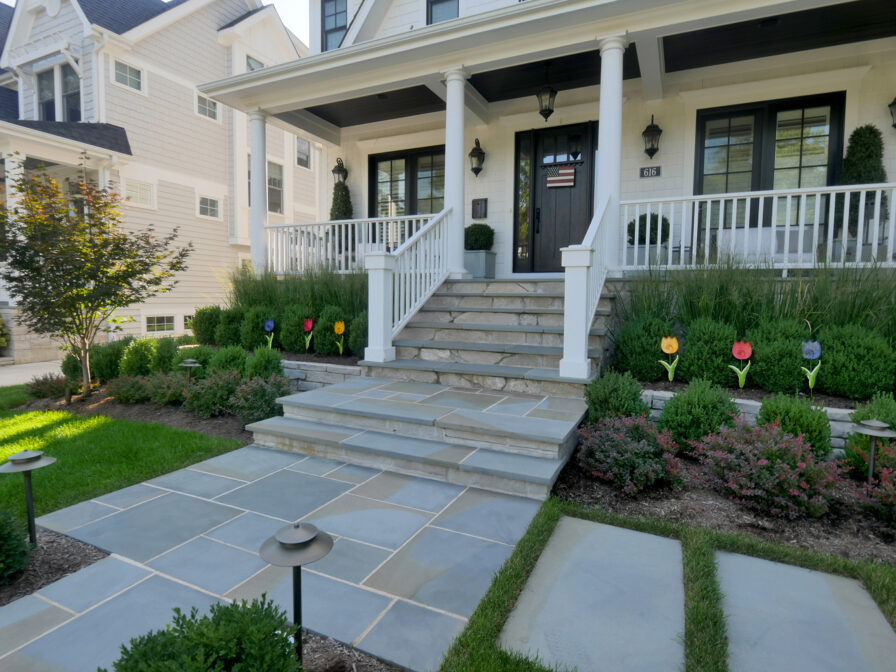 Stone Steps Front House