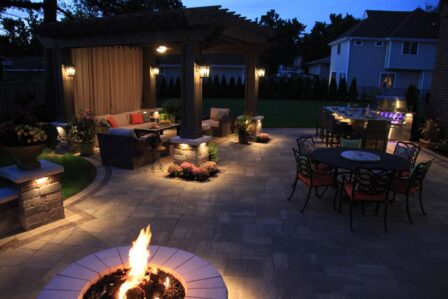Fire Feature Porch Pit Red