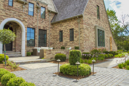 Front Walk with Landscape