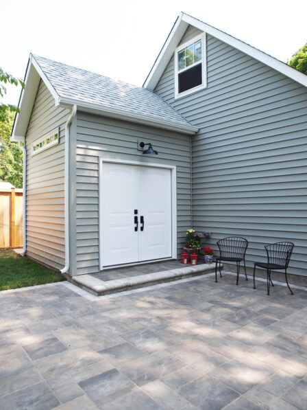 Patio Grey Shed