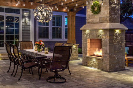 Outdoor Fireplace Seating 2