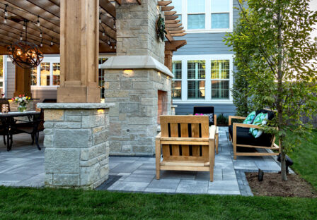 Outdoor Fireplace Seating 3