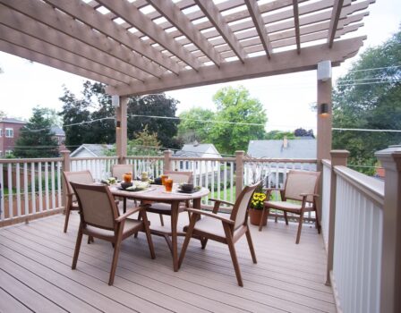 Deck Table Pergola