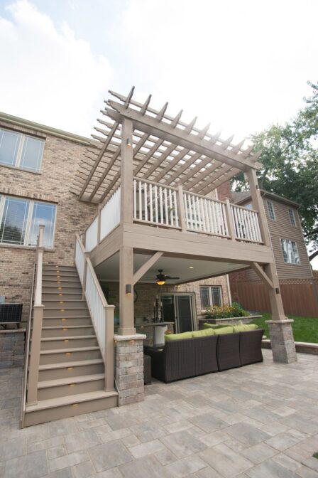 Three story Pergola Deck 2