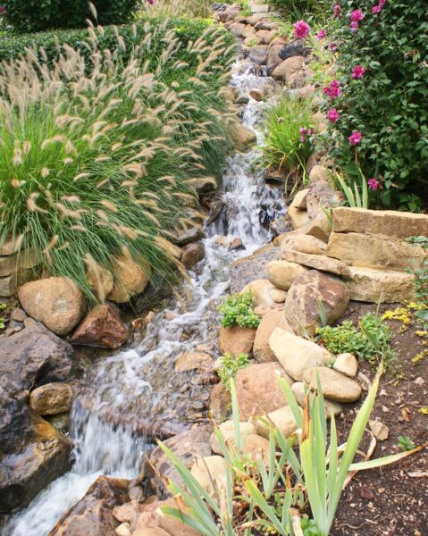 Water Feature Beige Stone Stream