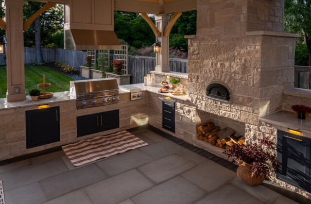 Natural Stone with granite countertop